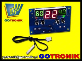 W1401 cyfrowy termostat regulator sterownik z wyjściem przekaźnikowym