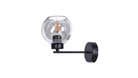 Kinkiet Klasyczny Do Sypialni Aldar Szklany Klosz K-4853 Kaja Lighting