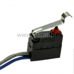 Przełącznik krańcowy dźwignia wyg.17mm + przewód