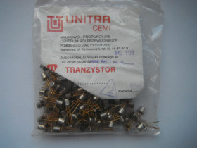 BC107 Tranzystor Unitra Cemi obudowa TO18 bc 107