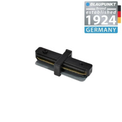 Blaupunkt Konektor do szyn 1-fazowych PROSTY czarny, BLAUPUNKT-KP1B
