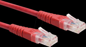 21151561 Patch cable Cat. 6, UTP, red, 5 m