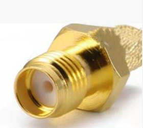 Złącze koncentryczne Montaż na kablu Żeński 50Ω typ złącza Złącze SMA 6GHz Połączenie zagniatane typ kabla RG58/U
