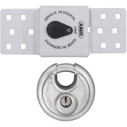 ABUS 83978 142 Series Sliding Door Van Lock &amp; 26/70mm Diskus® Padlock