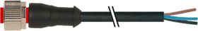 Przewód czujnik-siłownik ze złączem Złącze M12 liczba rdzeni 3 długość 2m Rodzaj A Żeńskie