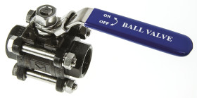 Zawór kulowy korpus ze stali nierdzewnej BSPP 68bar 3/4cal 1000psi RS PRO