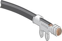 Molex 1722490200 Styk zaciskany, 1 szt.