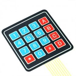 Klawiatura membranowa 4x4 z wyjściem BLS 8pin 2,54