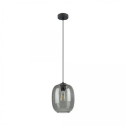 Lampa wisząca szklana z grafitowym kloszem ELIO 1xE27 5971 TK Lighting