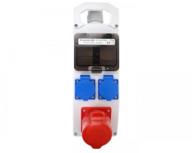 Rozdzielnica mała okienko 5mod. gn.32A5st.,2xgn.16A/250V 360