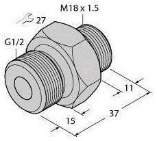 Turck 6870292 FCA-FCST-G1/2-A4/L037, 1 szt.