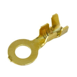 M3 3.2mm Ring Connector - Non-insulated - for 0.5-2.5mm2 Cable - 10 pcs