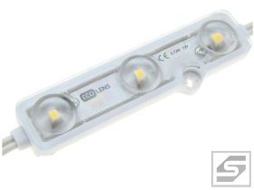 Moduł LED ECO LENS V2 3xWHITE/2835 8000K;0.72W;12VDC;60mA;IP68;SAMSUNG