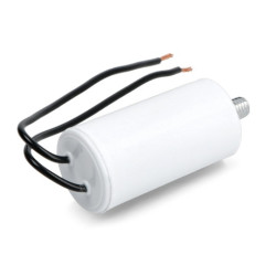 Kondensator silnikowy 1uF/450V 30x58mm z przewodami