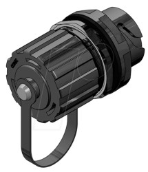 17-210141 USB-Inlinecoupling, jack, plastic