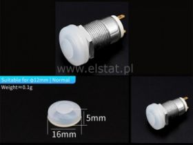 Osłona hermetyczna; przyciski wandaloodporne;12mm