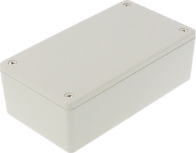 ABS enclosure, (L x W x H) 119 x 66 x 36 mm, light gray (RAL 7035), IP54, 1591XXCGY