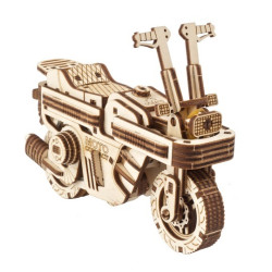 Moto Compact skuter - model mechaniczny do składania - fornir - 192 elementy - Ugearsmodels