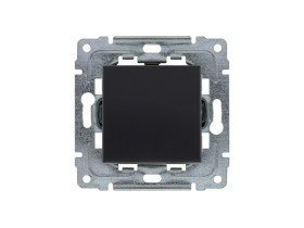 DANTE Łącznik pojedynczy z klawiszem bez ramki czarny 450911 KOS