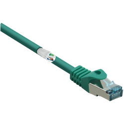 Renkforce RF-5164584 patch cable Cat6A S/FTP 0.25m green flame-retardant