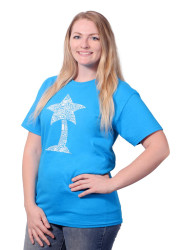 Pololu Circuit Logo T-Shirt: Sapphire Blue, Youth S