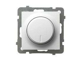 AS Ściemniacz uniwersalny + LED funkcja wyłącznika czasowy i "time to bed" biały ŁP-8GL2/m/00 OSPEL