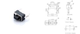 MICROSWITCH TYP13 TS03-050 6,0x3,5mm, wysokość 5,0 mm (10 SZTUK)