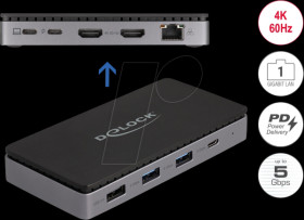 88271 Docking station/PortReplicator, USB 3.2 Gen 1, USB-C