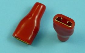 ZKF-2,5mm 2-6,3 RE KON.GN.ZŁOC.CZERWONY