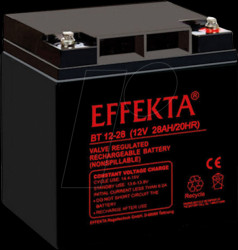 BT 12-28 Rechargeable AGM battery, 12 V, 28 Ah