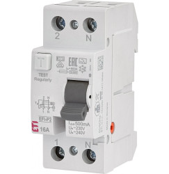 Wyłącznik różnicowoprądowy 2P 16A 0,5A EFI-P2 A 16/0.5 002061140