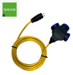 EXTREME Przedłużacz 3x1,5 PUR H07BQ-F 10m 3-fach 1320910