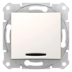 Sedna Łącznik jednobiegunowy z sygn. zał. kremowy SDN0400323