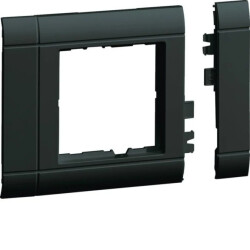 Tehalit.WA Maskownica 80mm 1-kr 50x50mm PC-ABS bezhalogenowy czarny GR0800B9011