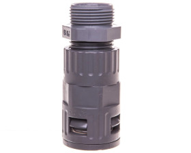 Dławnica do węża osłonowego PG16 IP68 SILVYN KLICK-GPZ 16 szara 61801150 /10 szt./