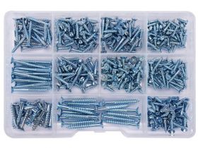 Zestaw 390 sztuk wkrętów do drewna