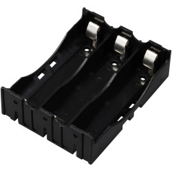 TRU COMPONENTS TC-13220712 Battery tray 3x 18650 Pin contact 78x60x21 mm