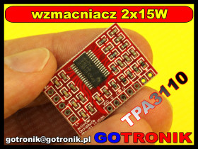 Moduł wzmacniacza mocy TPA3110 2x15W