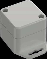 6U07050504517 Industrial housing, 44.8 x 44.8 x 40.1mm, IP65, light gray