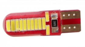 LED 12V T10 1,7W IP65 BIALA