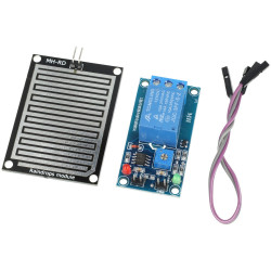 Moduł czujnika deszczu z przekaźnikiem 12V DC