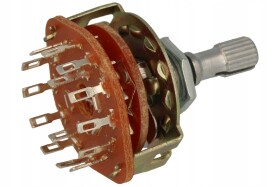 PRZEŁĄCZNIK OBROTOWY PCB 3 POZYCJE 4 TORY