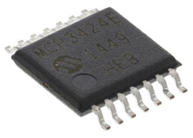 ADC 18 bitów 0.004ksps A/C: 4 TSSOP Delta Sigma Szeregowy (I2C) 5 V