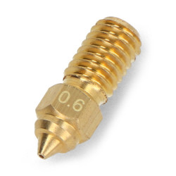 Dysza 0,6mm do drukarek 3D Elegoo Neptune 4/4 Pro - filament 1,75mm - mosiądz