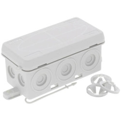 Wiska 10110195 Junction box (L x W x H) 86 x 44 x 41 mm Grey IP55