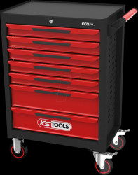 897.0007 Workshop trolley, 7 drawers
