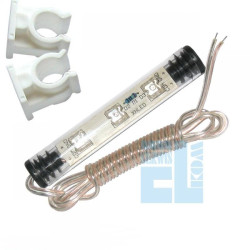 TUBA NEON LED FLUX 9cm BIAŁY CIEPŁY 12V + Uchwyty