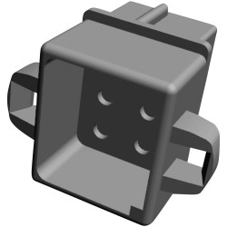 TE Connectivity 1-350346-0 MATE-N-LOK Socket Housing Cable 3 Pin