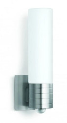 Oprawa elewacyjna z czujnikiem ruchu i zmierzchu Steinel L 260 S LED PIR 9,87W 3000K 703lm IP44 230V srebrna / nierdz ST007874