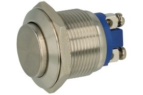 Przełącznik; przyciskowy; GQ19H-10/S; OFF-(ON); 1 tor; bez podświetlenia; monostabilny; na panel; 2A; 36V DC; 19mm; IP65; Onpow;